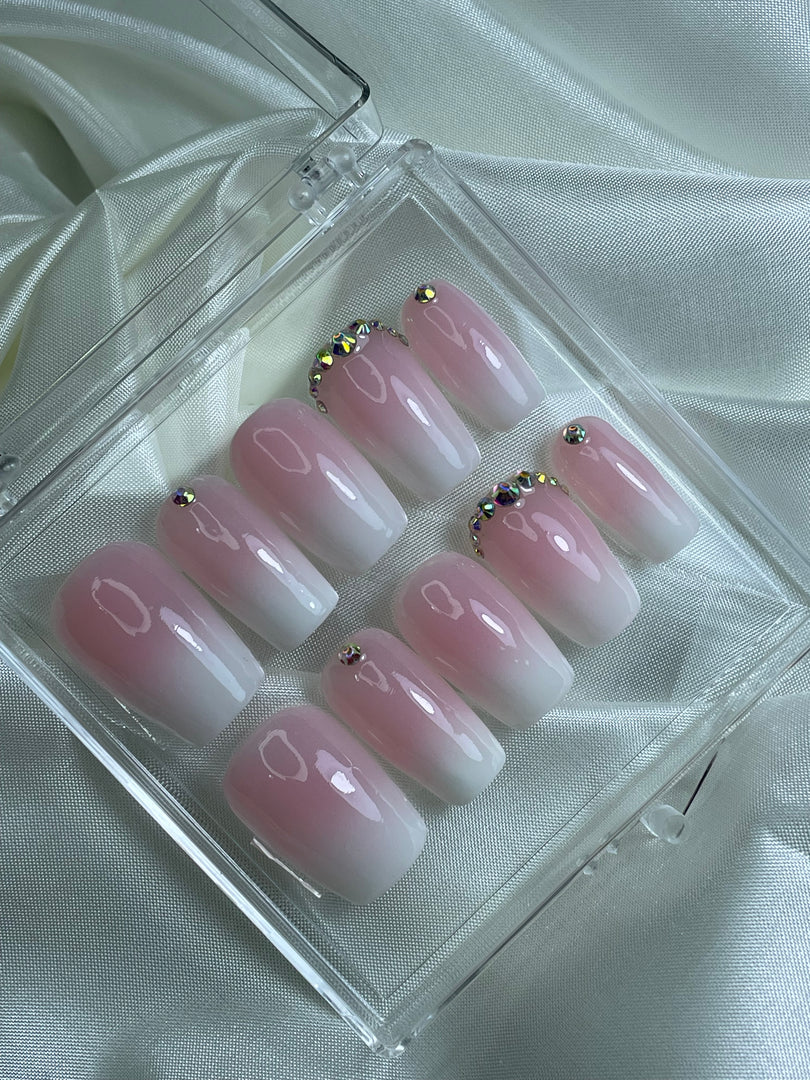 Pink Acrylic Ombré Set