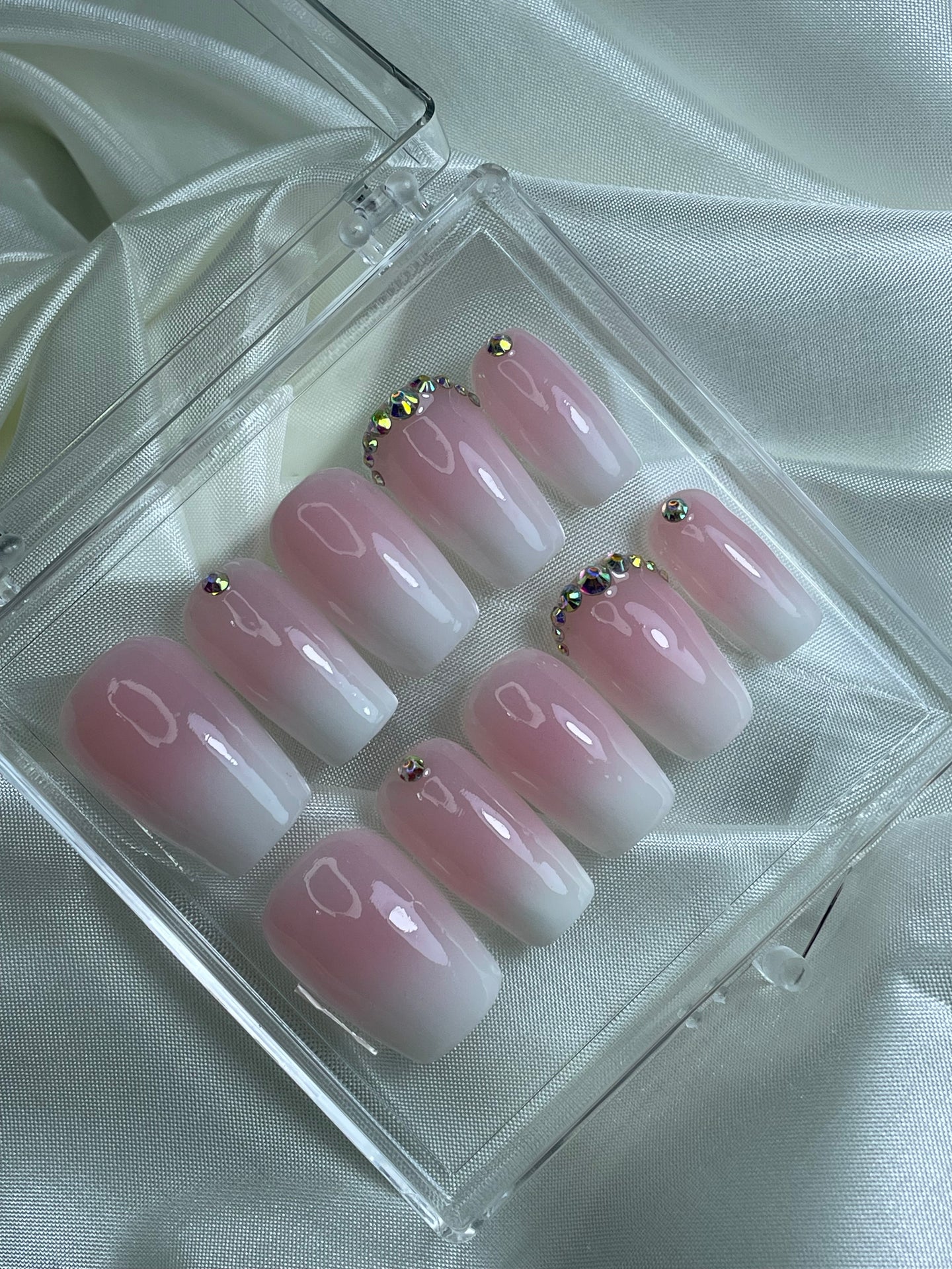 Pink Acrylic Ombré Set