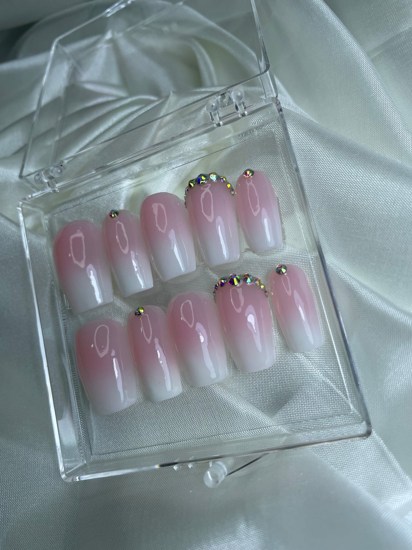 Pink Acrylic Ombré Set